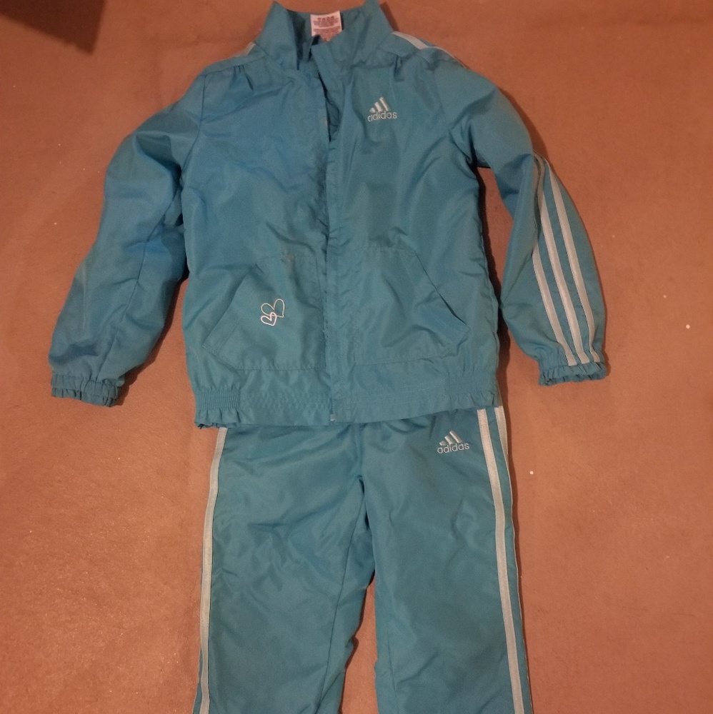 Girls Adidas wind suit